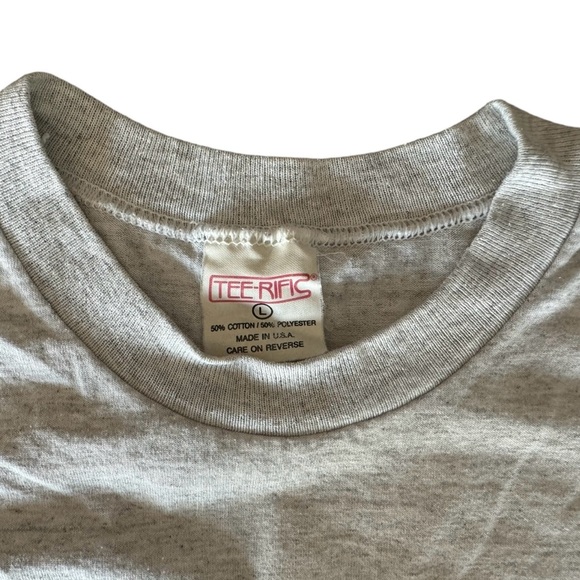 Tee-rific The Killer Angels TNT VINTAGE Shirt Men size Large L Civil War Gray - Picture 7 of 8